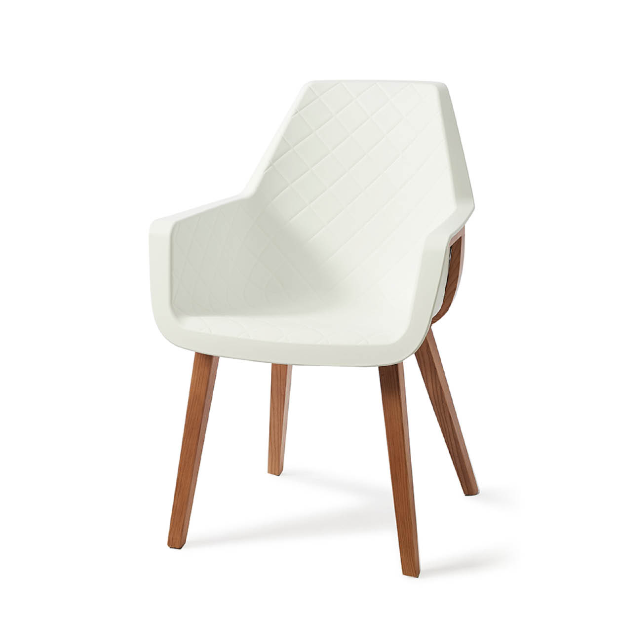 Amsterdam City Dining Armchair, Pure White