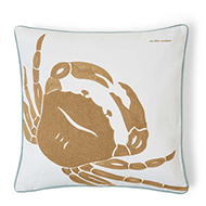 Happy Crab Pillow Cover White € 50x50