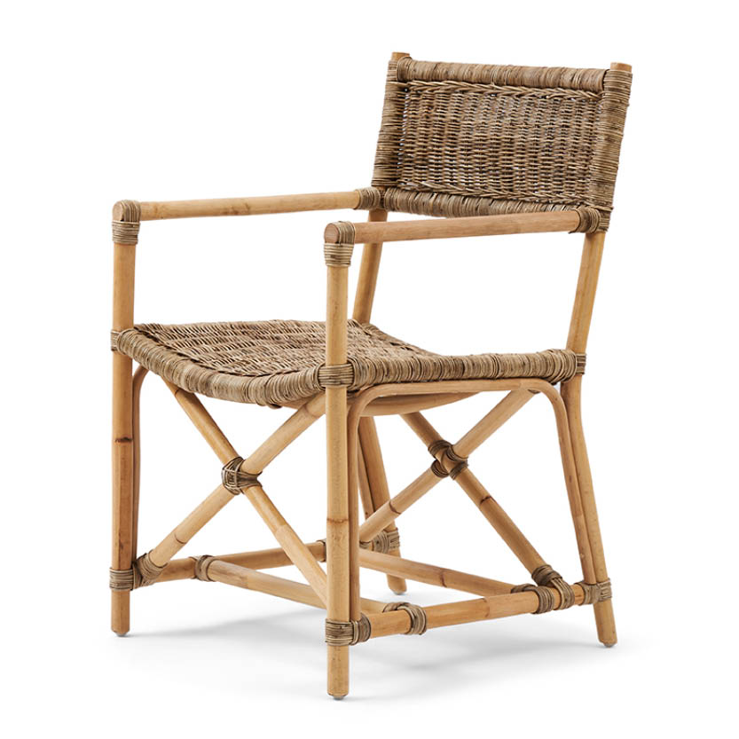 Rustic Rattan Kenia Armchair