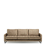 Kendall Sofa 3,5 Seater, Velvet, Golden Beige