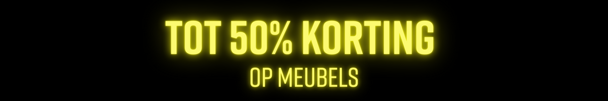 Tot 50% korting op meubels