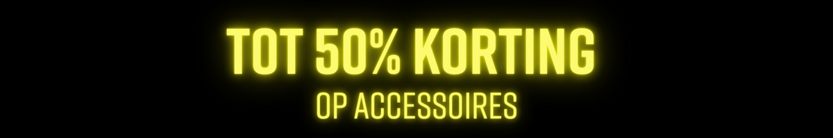 Tot 50% korting op accessoires