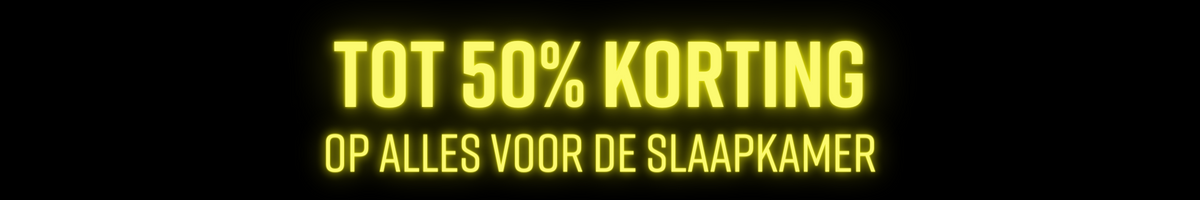 Tot 50% korting op alles voor de slaapkamer