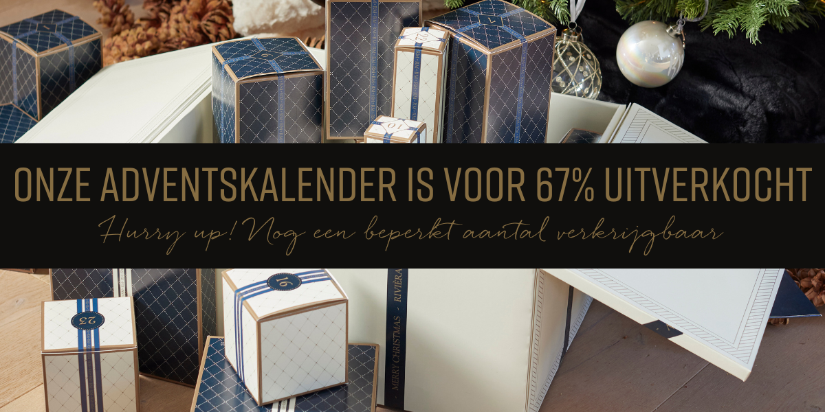 Onze Adventskalender is voor 67% uitverkocht