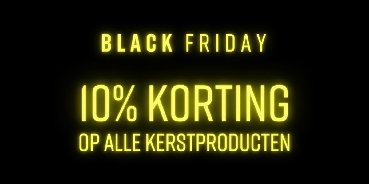 10% korting op alle kerstproducten