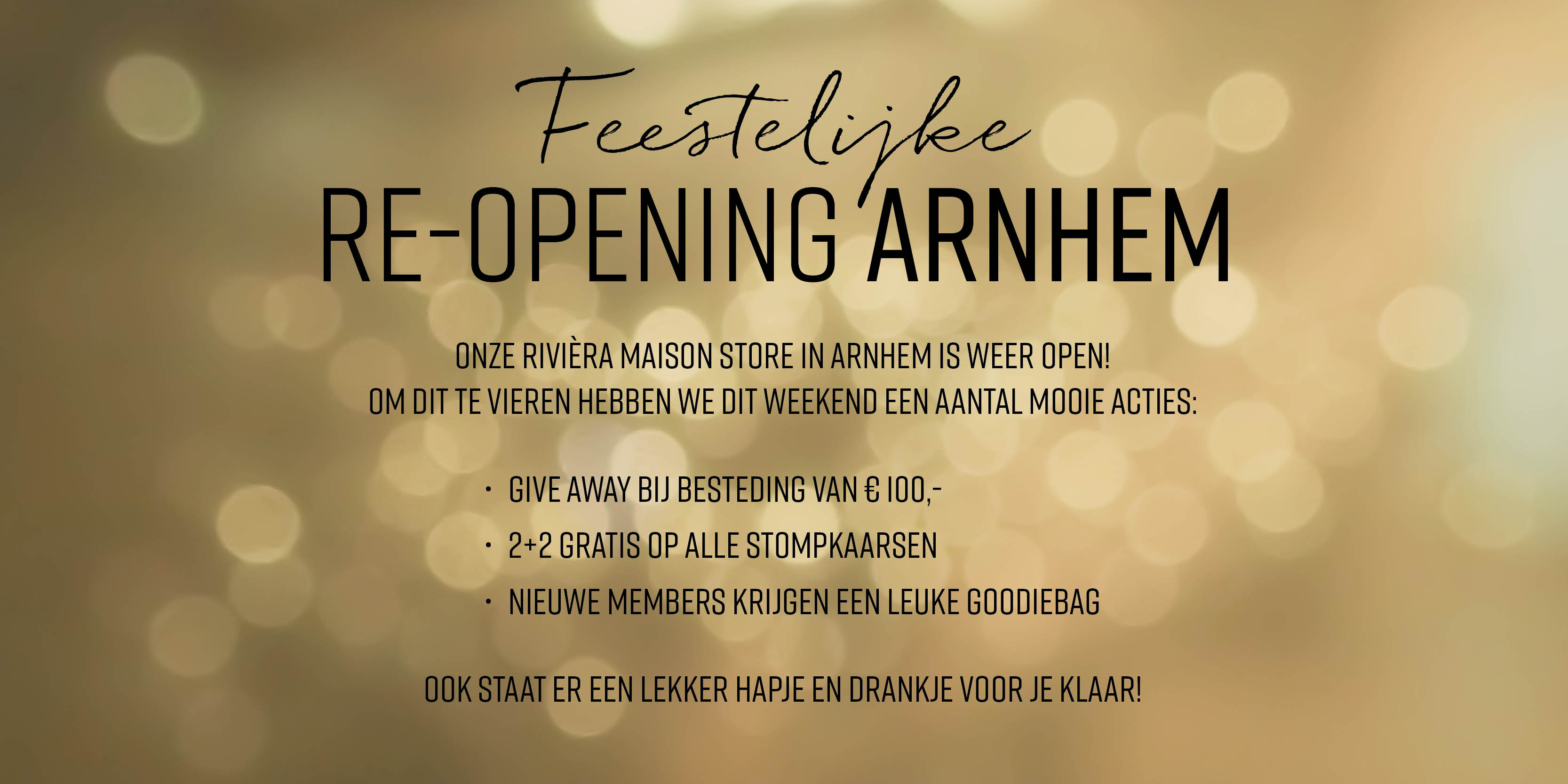 Re-opening Arnhem