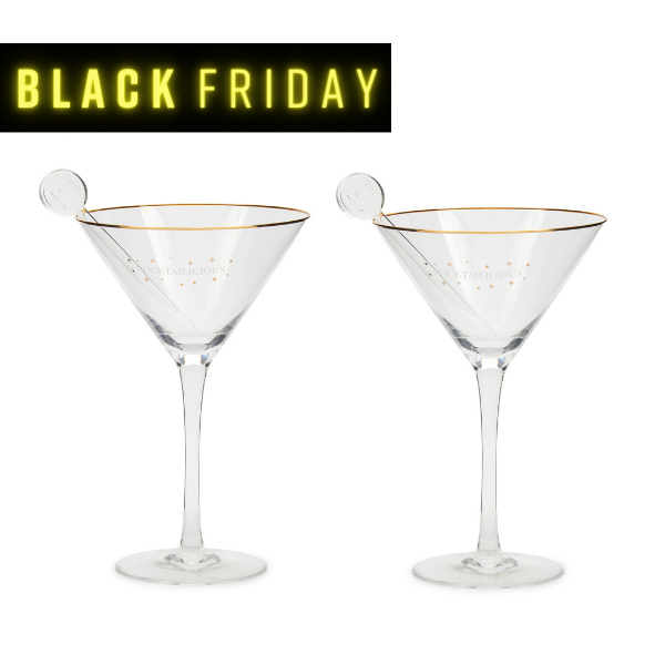 Cocktailicious Glass & Stick 2 pieces