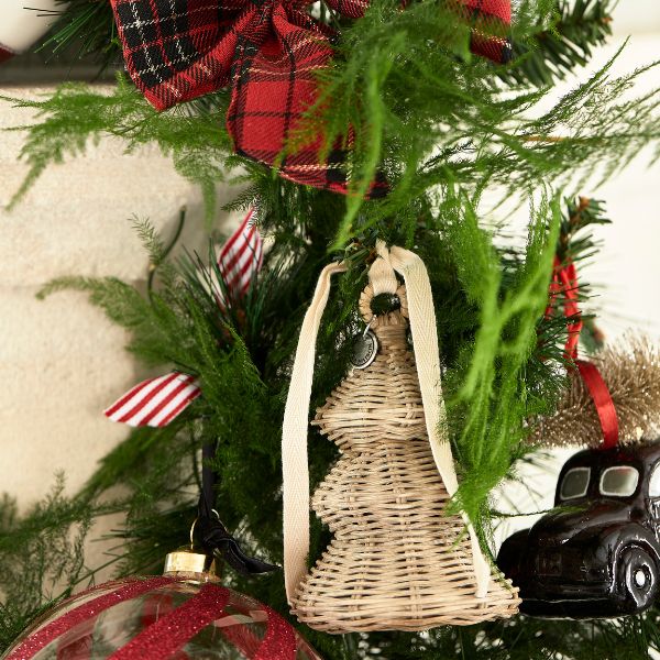 Ornament Rustic Rattan Lovely Christmas Tree