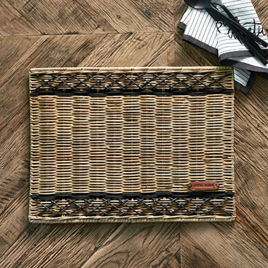 Placemat Rustic Rattan Porto