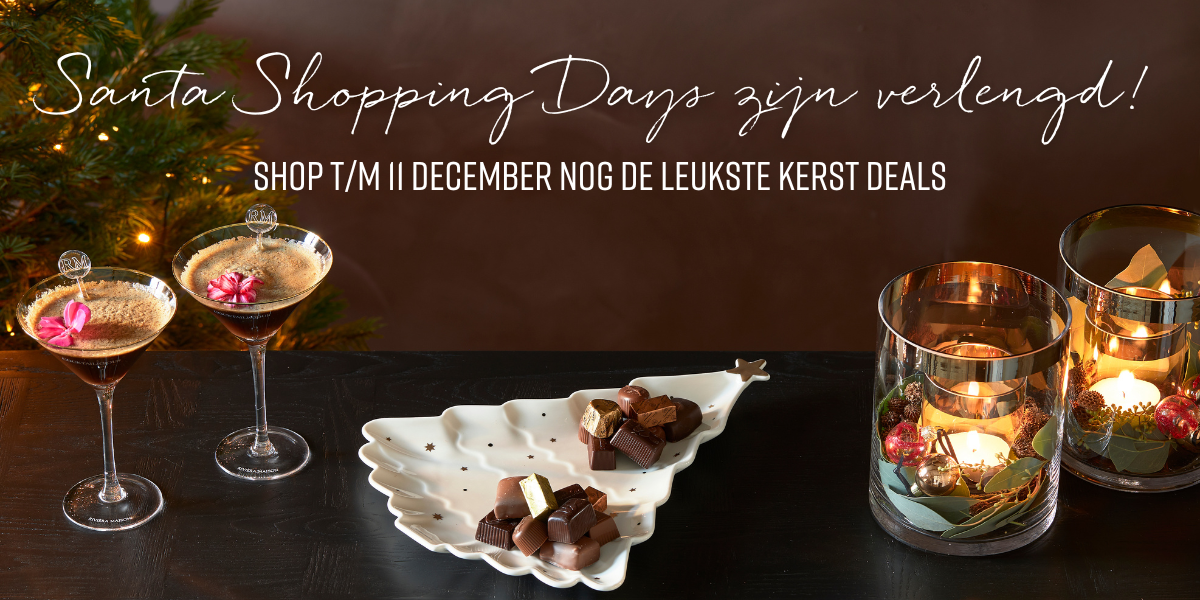 Santa Shopping Days zijn verlengd!