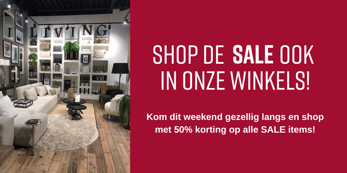 Shop de SALE ook in onze winkels!