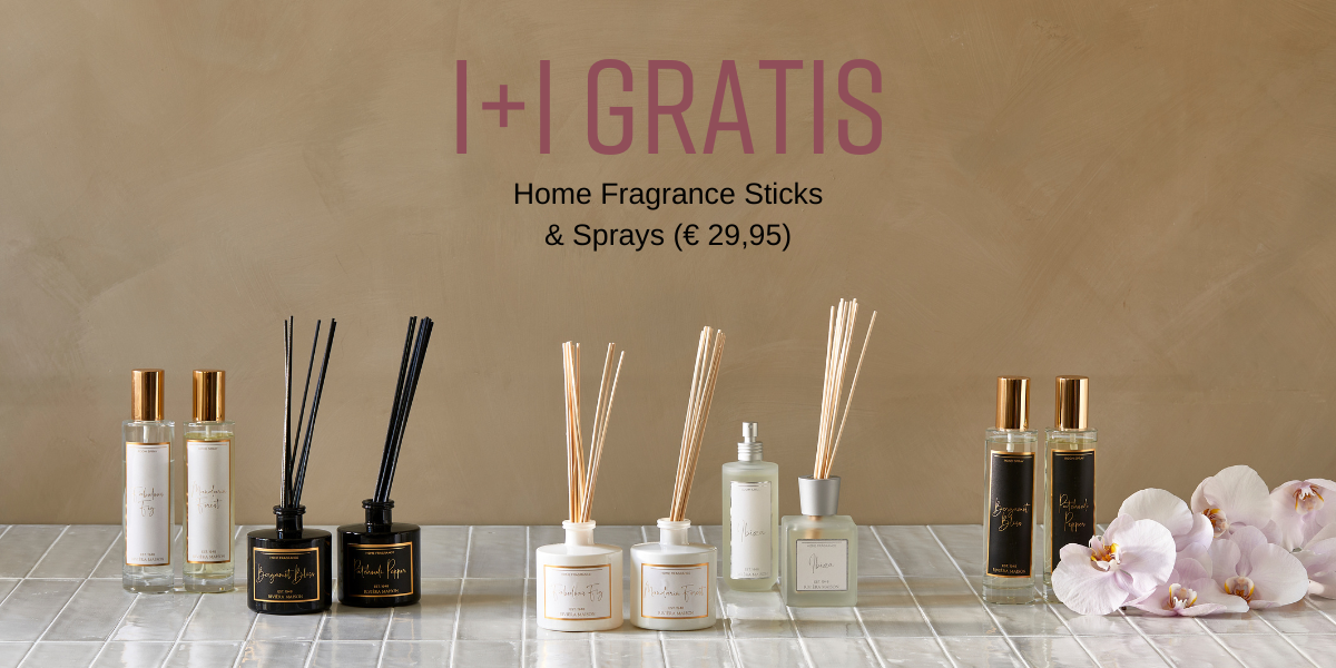 1 + 1 gratis op Home Fragrance Sticks & Sprays