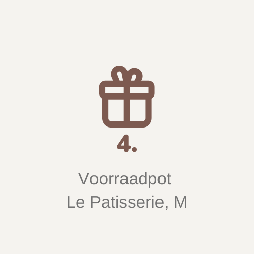 Voorraadpot Le Patisserie, M