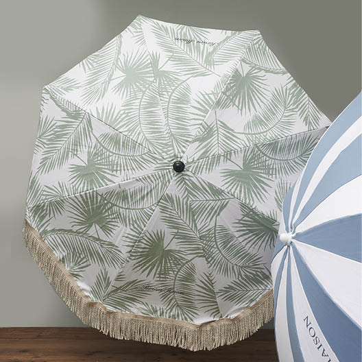 Tropical Palm Leaf Parasol