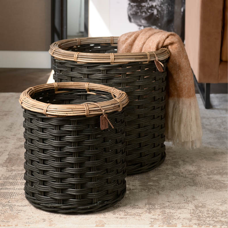 Rustic Rattan Classic RM 48 Basket Set of 2 Pieces