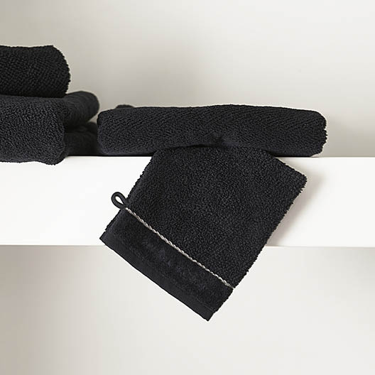 RM Elegant Washcloth black