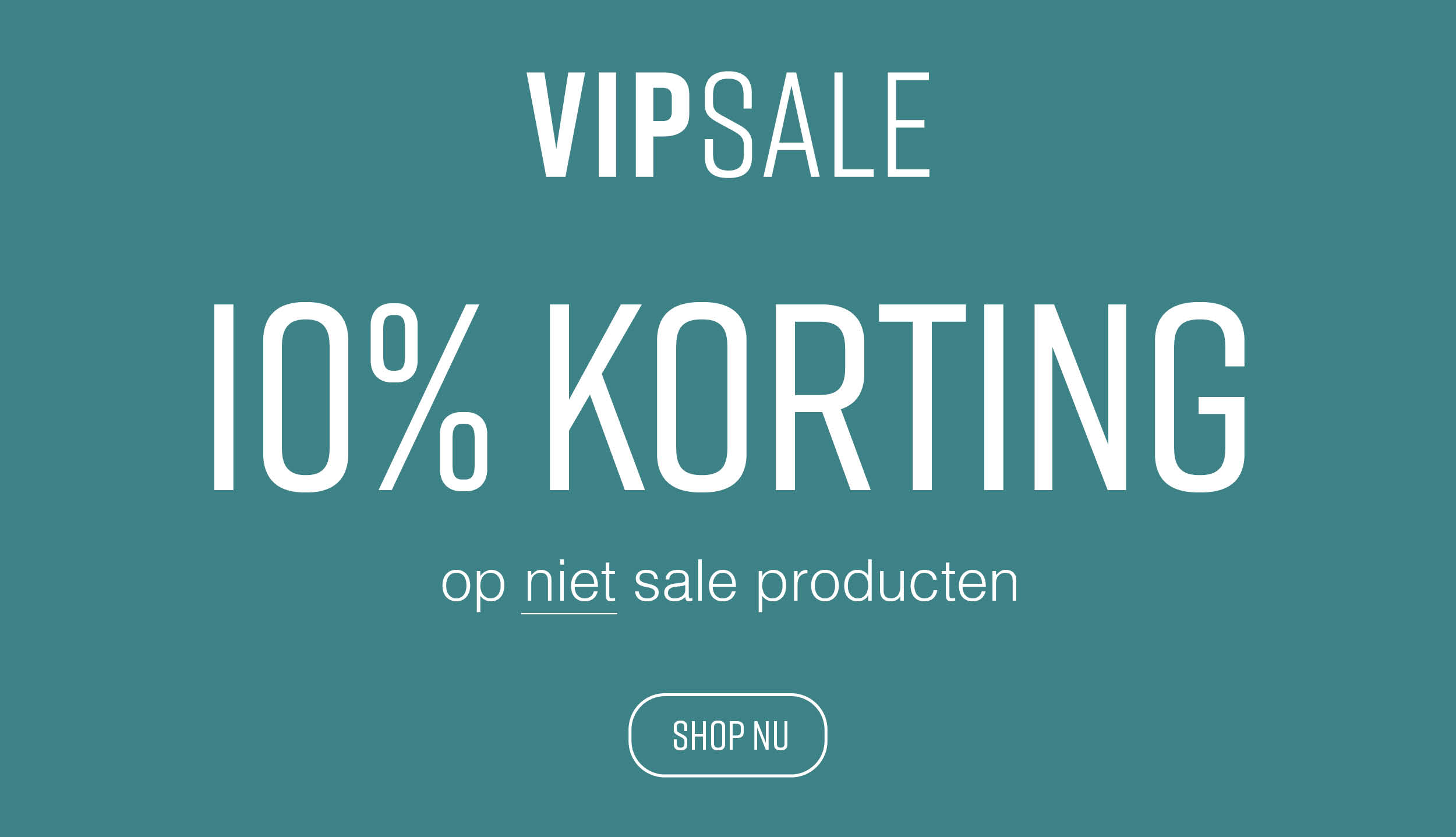 VIPSale 10% korting op niet sale-producten