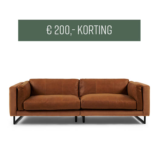 Biltmore Sofa 3,5 Seater, Leather, Cognac