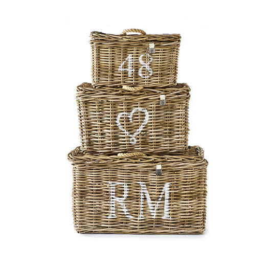 Rustic Rattan Classic RM Basket Set of 3 pieces