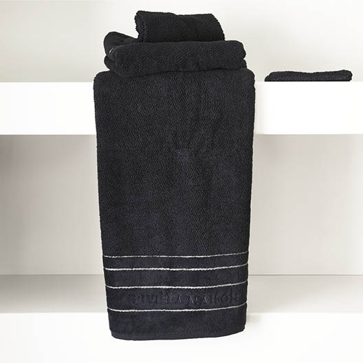 RM Elegant Towel black 140x70