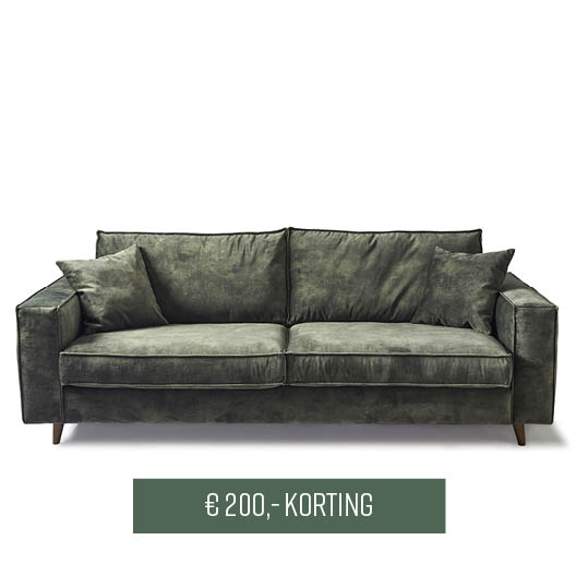 Kendall Sofa 3,5 Seater, Velvet, Ivy