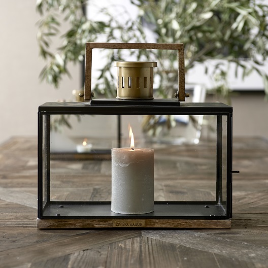 Union Square Lantern black L