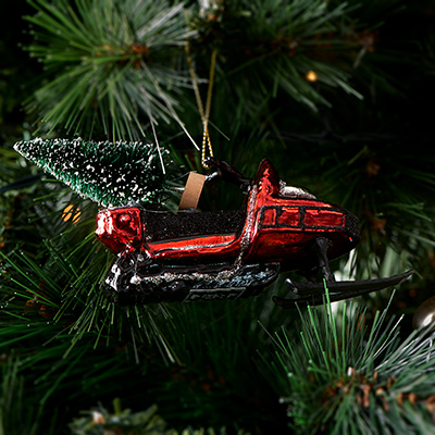 Snowmobile Ornament