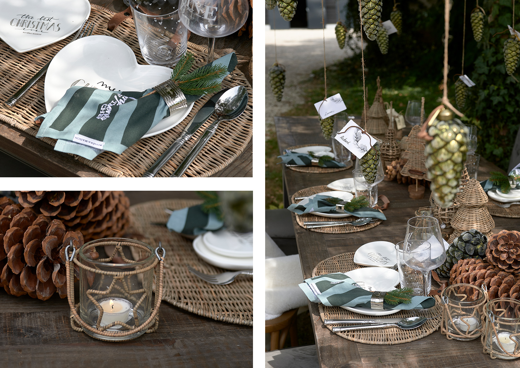 Forest Chic Christmas Table