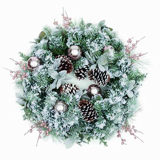 Merry Everything Christmas Wreath 60cm