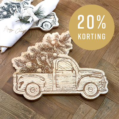 Merry Christmas Car Chopping Board