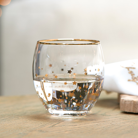 Starry Night Water Glass