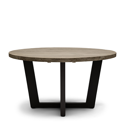 Bondi Beach Outdoor Round Dining Table Dia 140 Grey