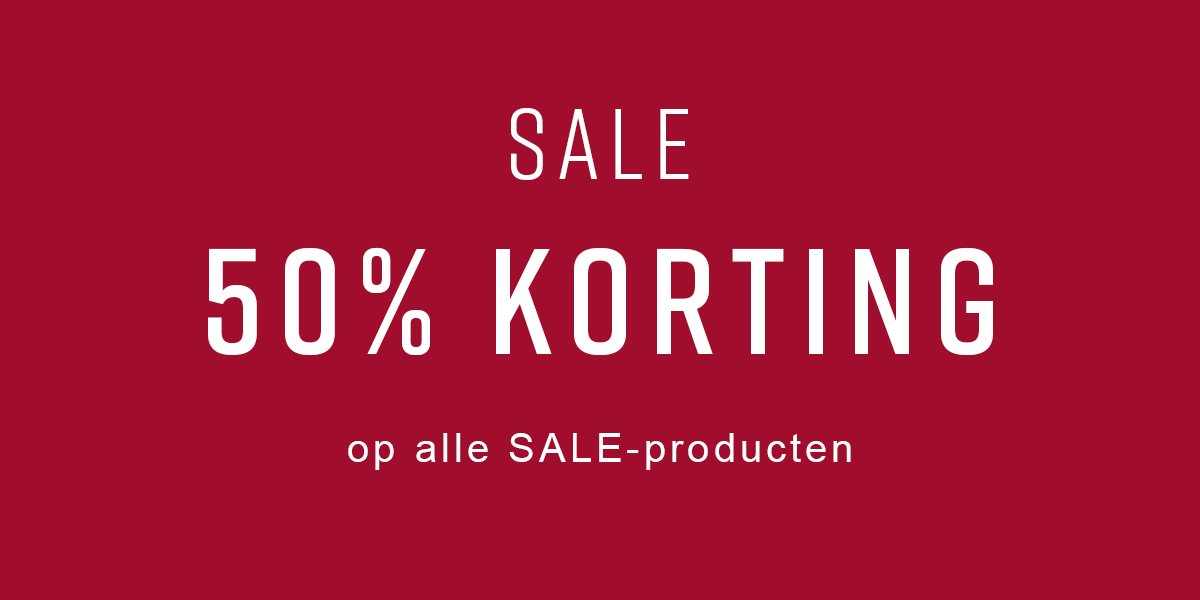 50% korting op alle SALE-producten