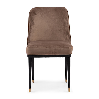 Getty Dining Chair, Velvet III, Golden Mink