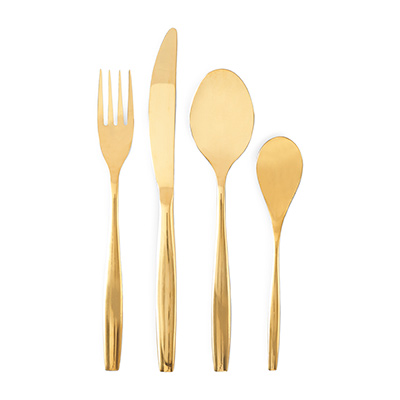 Classic RM Cutlery Soft Gold 4 pcs