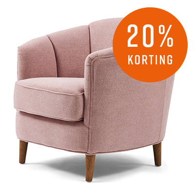 Rue Royale Armchair, Linen, Paris Pink