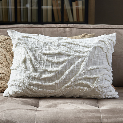 Desert Wave Pillow Cover Off-White