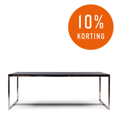 Nomad Dining Table Black 220x90