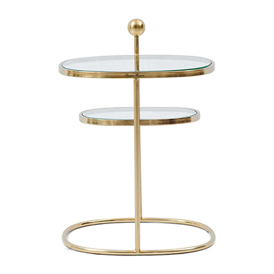 Liberty Hexagon Side Table, Gold