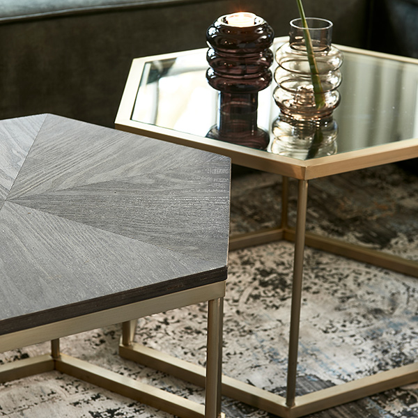 Costa Mesa Hexagon Side Table