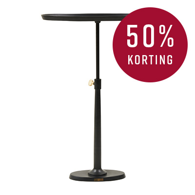 Kimberley Adjustable End Table Black