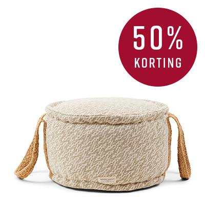 Le Marais Pouf Dia 50 Natural