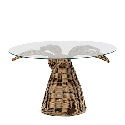 Palm Tree End Table