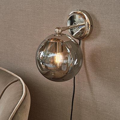 Lille Wall Lamp Grey Smoke