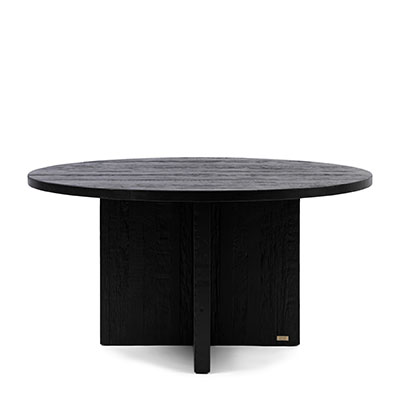 Sherwood Dining Table Dia 150, Black