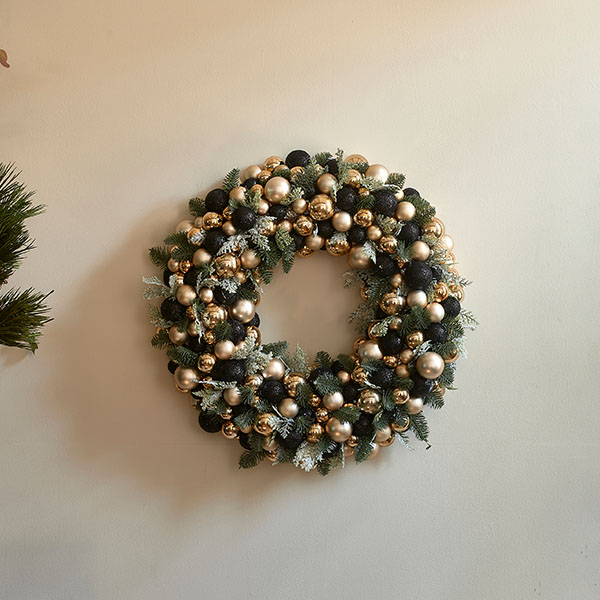 Christmas In Paris Wreath Dia 58 cm