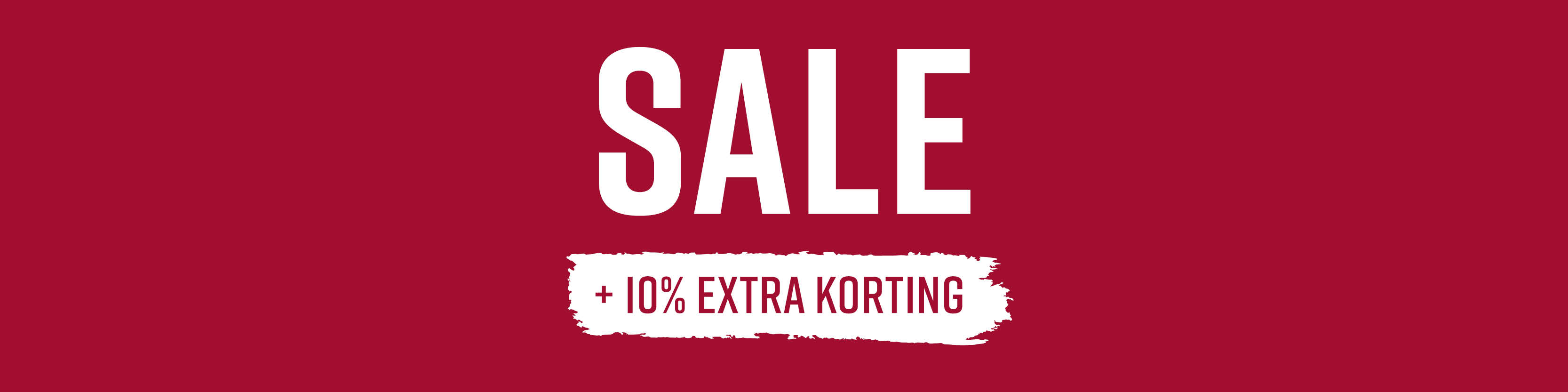 SALE + 10% extra korting