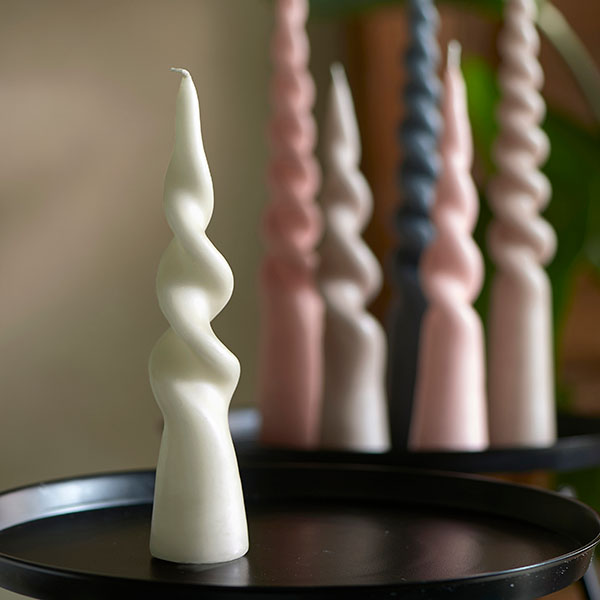 Twisted Cone & Dinner Candles