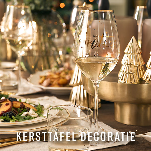 Kersttafel decoratie