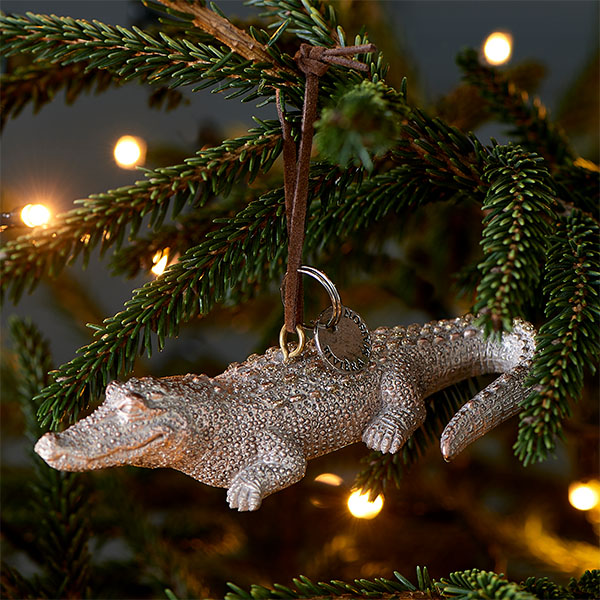 Happy Crocodile Ornament